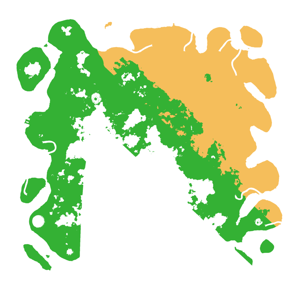 Biome Rust Map: Procedural Map, Size: 4300, Seed: 2377