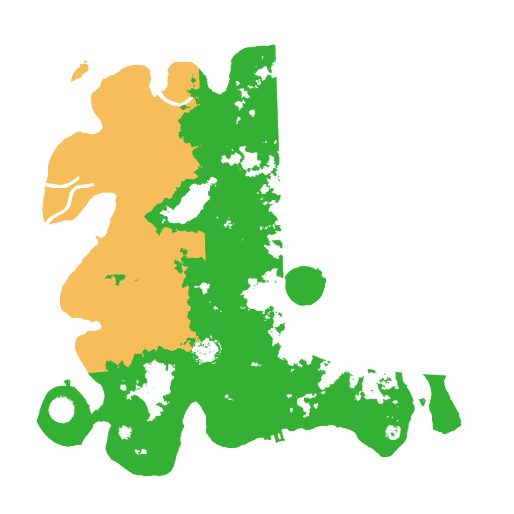 Biome Rust Map: Procedural Map, Size: 3500, Seed: 178048514