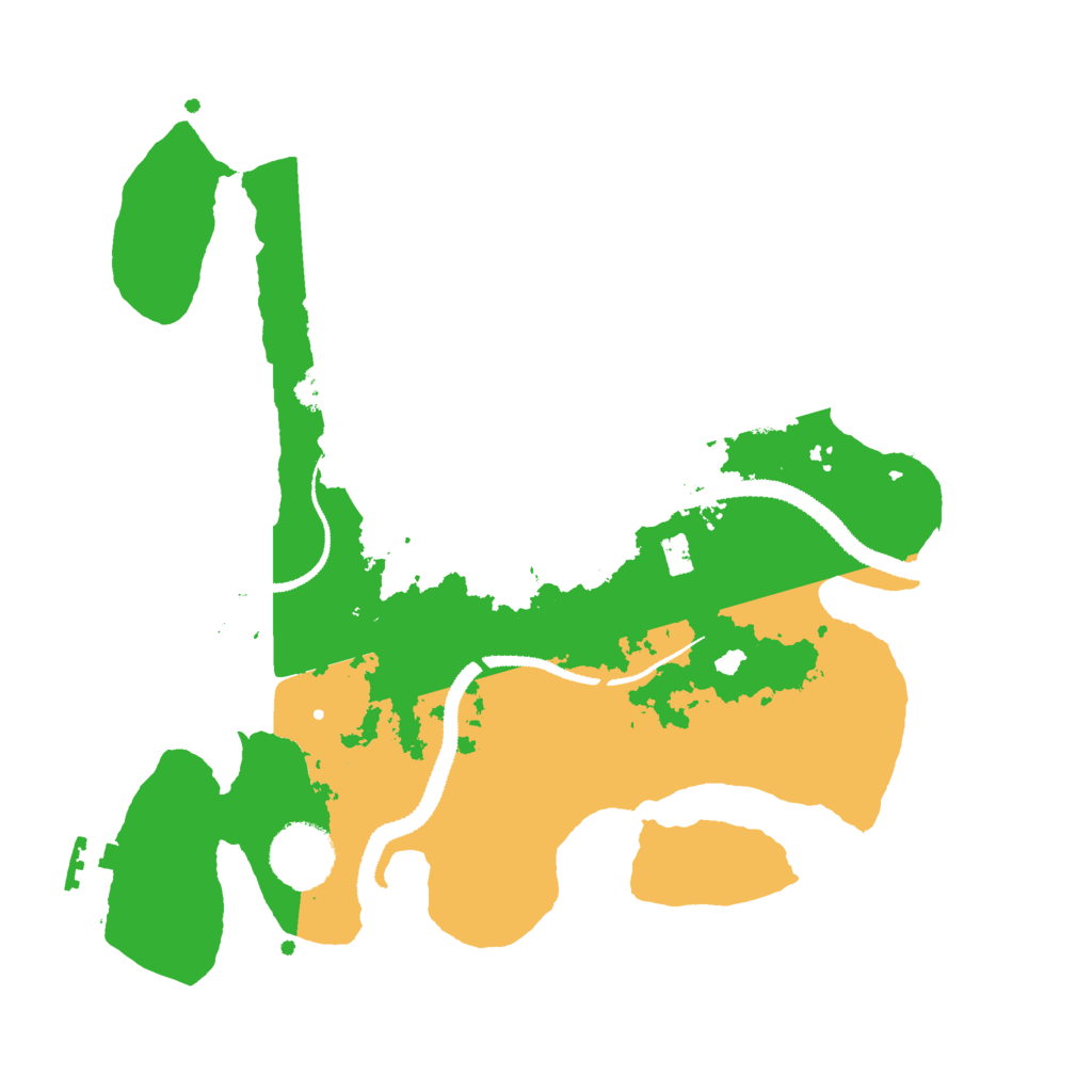 Biome Rust Map: Procedural Map, Size: 3000, Seed: 345935626