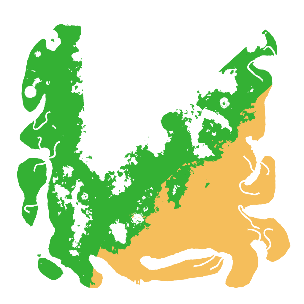 Biome Rust Map: Procedural Map, Size: 4500, Seed: 9543376