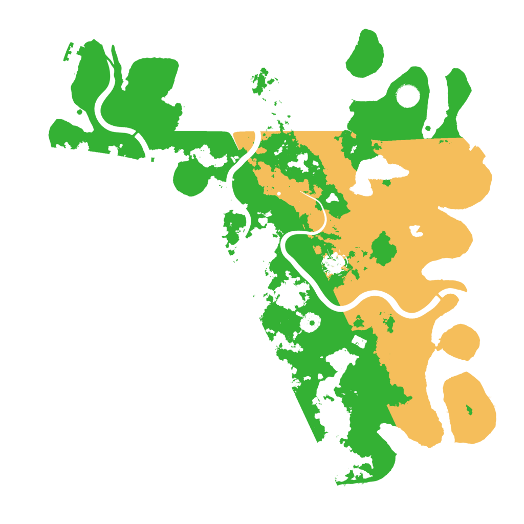 Biome Rust Map: Procedural Map, Size: 4000, Seed: 25819