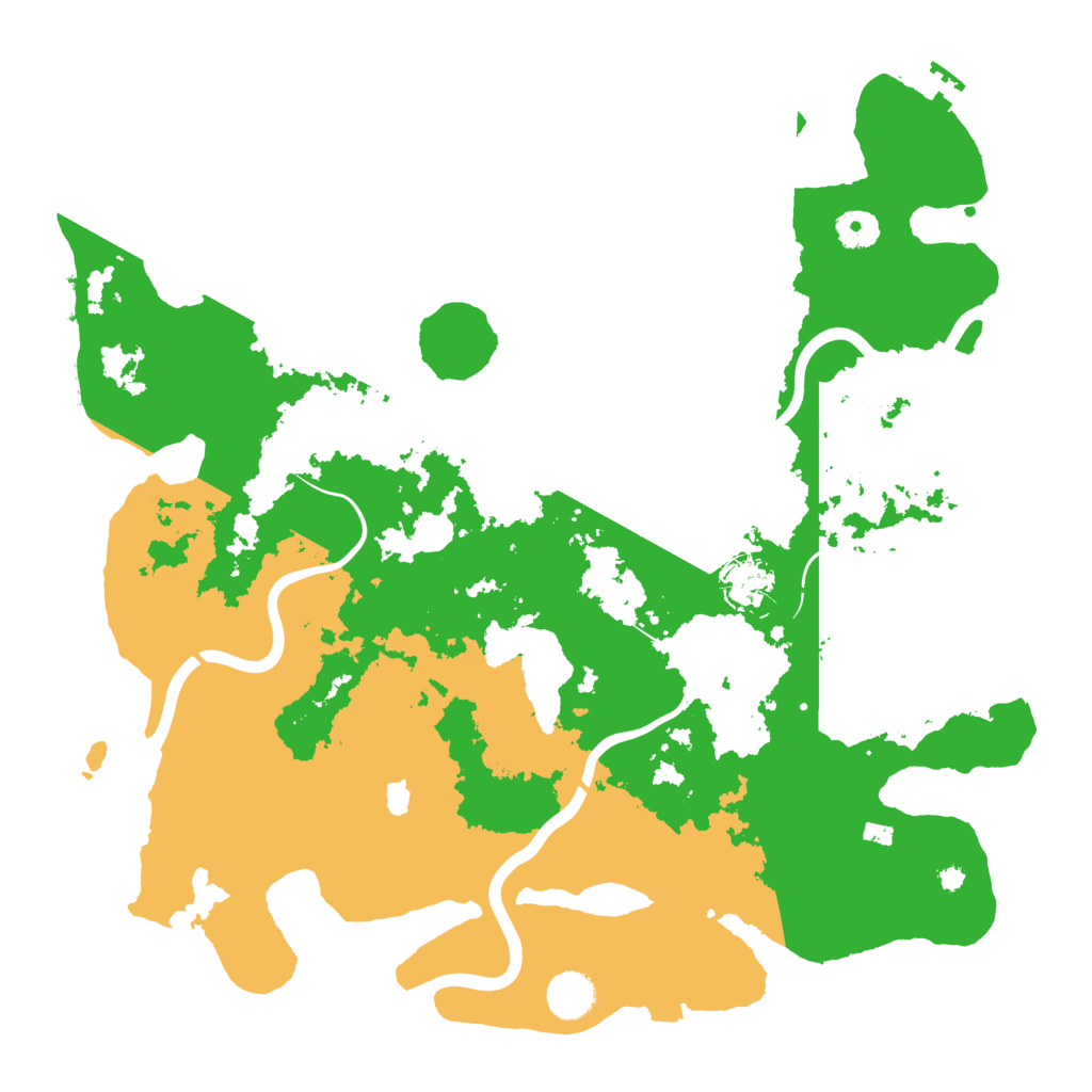 Biome Rust Map: Procedural Map, Size: 4000, Seed: 22456652
