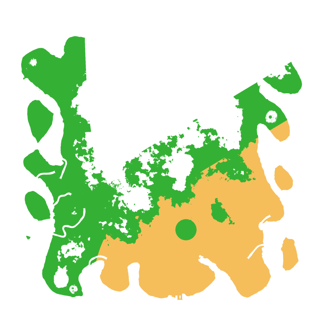 Biome Rust Map: Procedural Map, Size: 4000, Seed: 65327