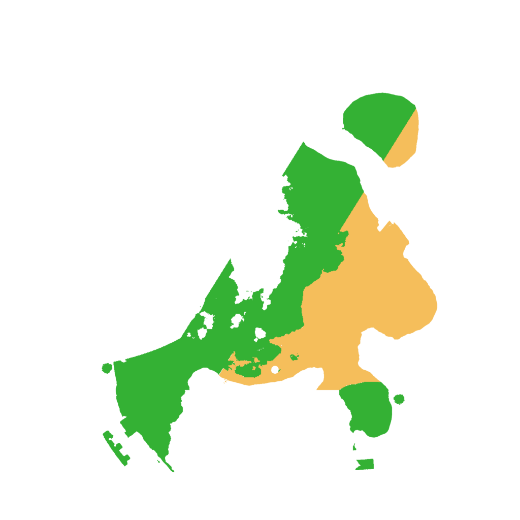 Biome Rust Map: Procedural Map, Size: 2025, Seed: 456346