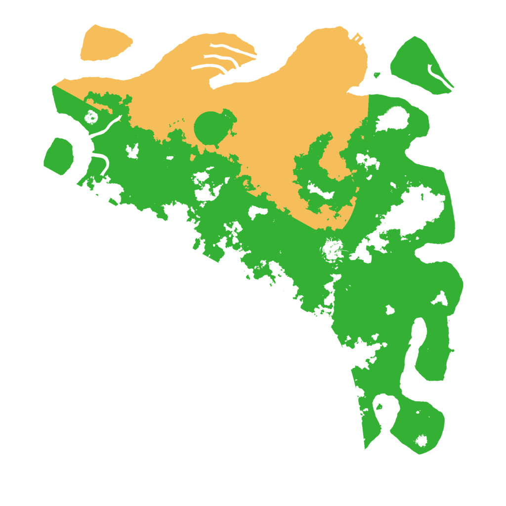 Biome Rust Map: Procedural Map, Size: 4000, Seed: 135234