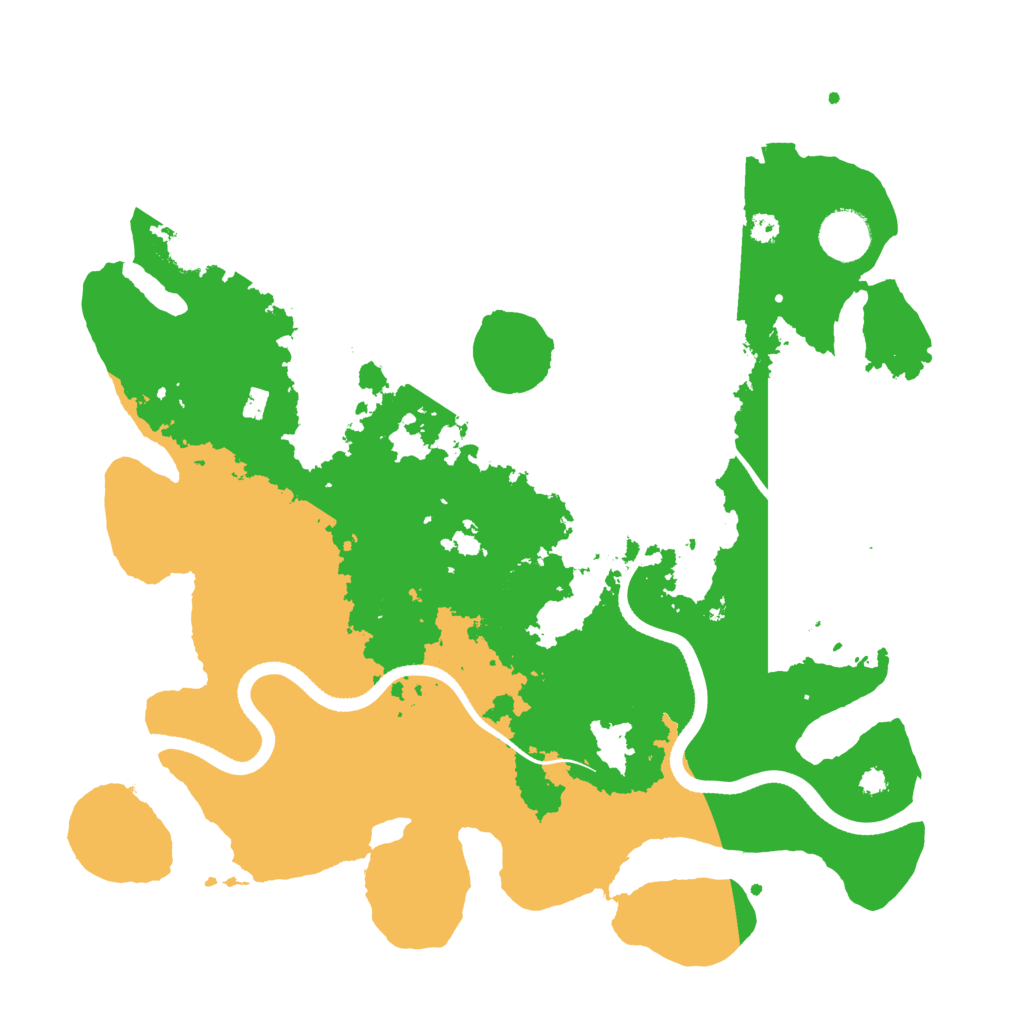 Biome Rust Map: Procedural Map, Size: 3550, Seed: 942374