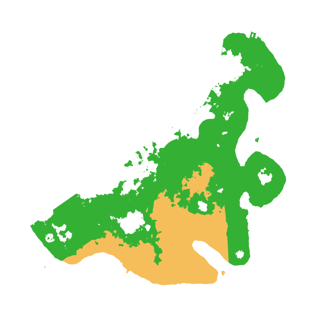 Biome Rust Map: Procedural Map, Size: 3550, Seed: 833955