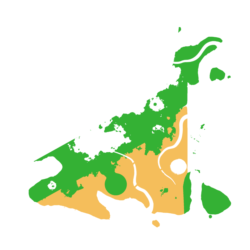 Biome Rust Map: Procedural Map, Size: 3000, Seed: 16677