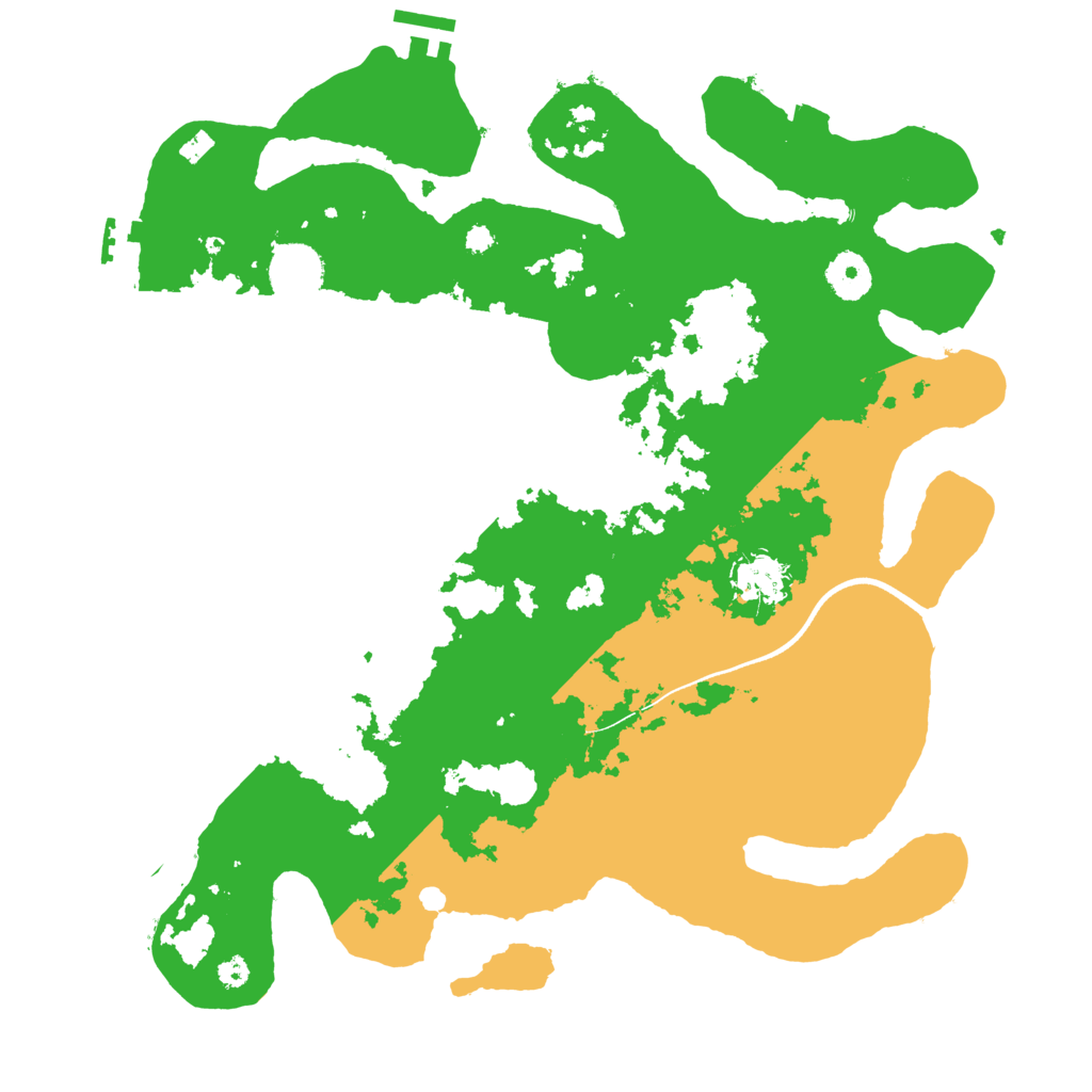 Biome Rust Map: Procedural Map, Size: 3580, Seed: 169490