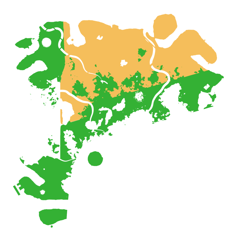 Biome Rust Map: Procedural Map, Size: 4500, Seed: 1103870506