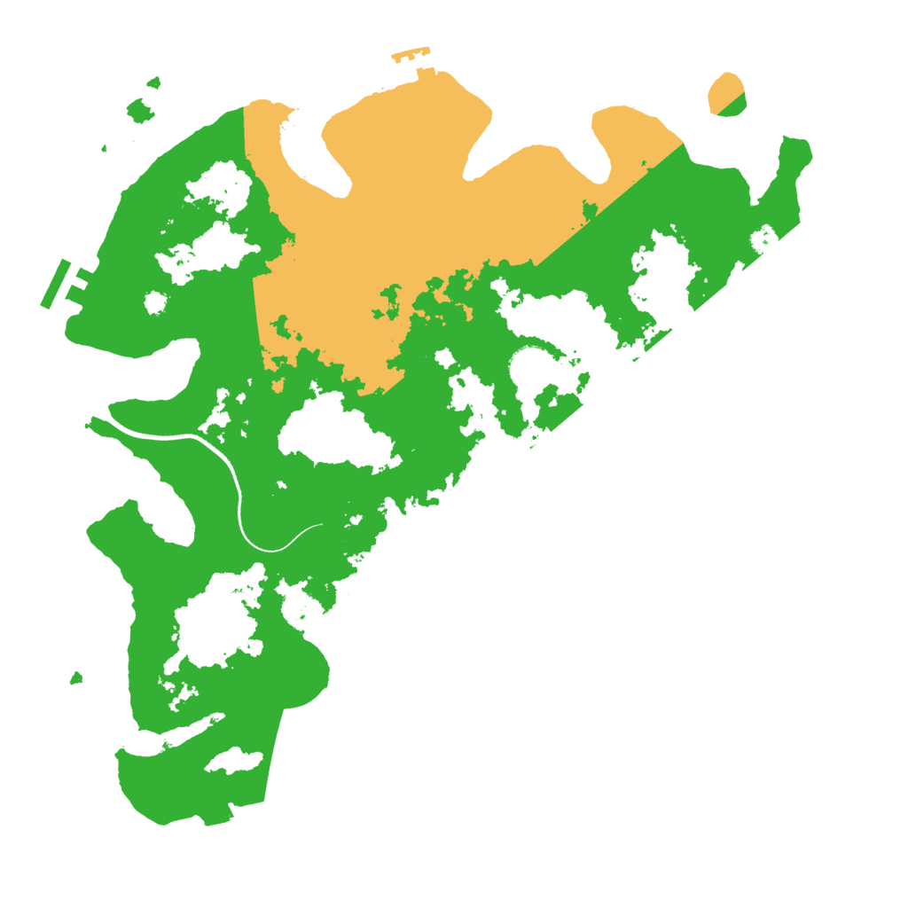 Biome Rust Map: Procedural Map, Size: 3550, Seed: 364178