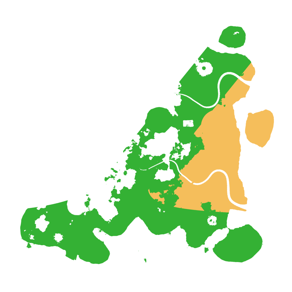 Biome Rust Map: Procedural Map, Size: 3000, Seed: 22562