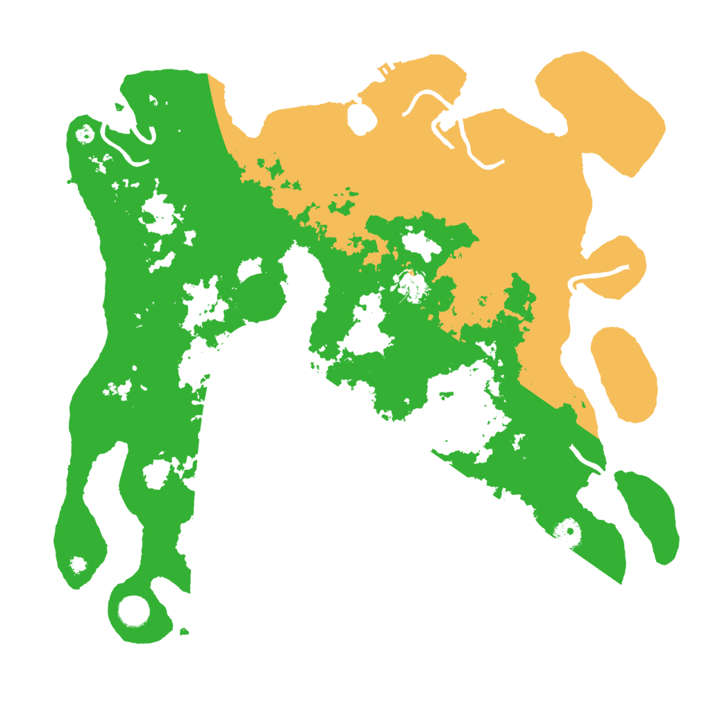 Biome Rust Map: Procedural Map, Size: 4000, Seed: 1986290740