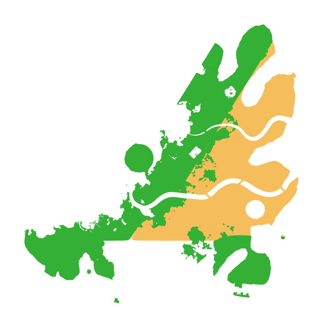 Biome Rust Map: Procedural Map, Size: 3000, Seed: 17339