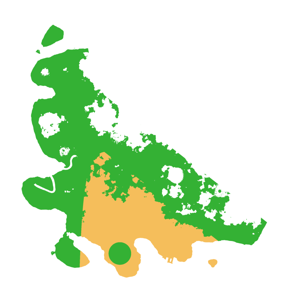 Biome Rust Map: Procedural Map, Size: 3500, Seed: 484406257