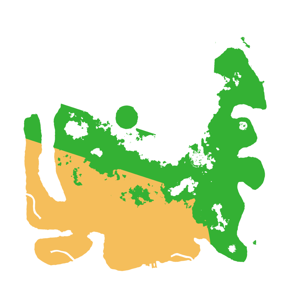 Biome Rust Map: Procedural Map, Size: 3550, Seed: 148422