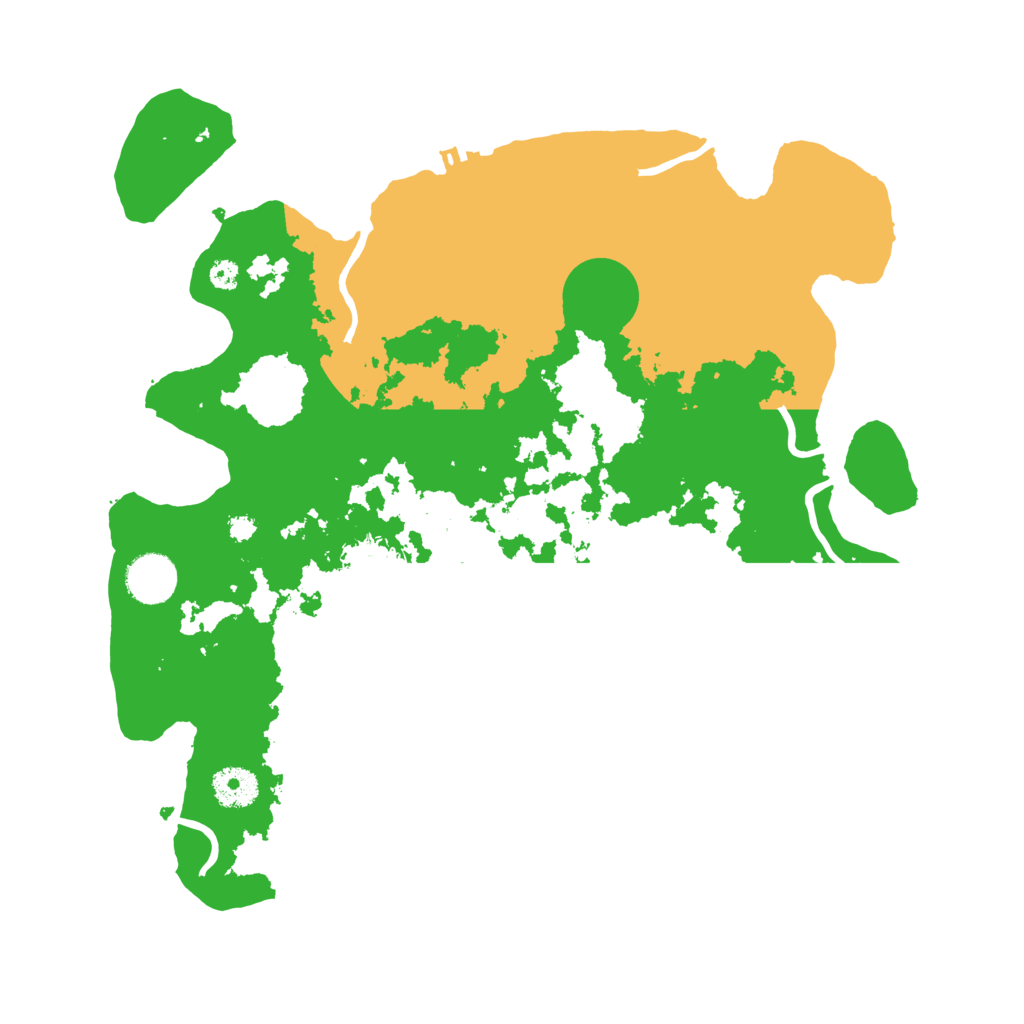 Biome Rust Map: Procedural Map, Size: 3550, Seed: 717405