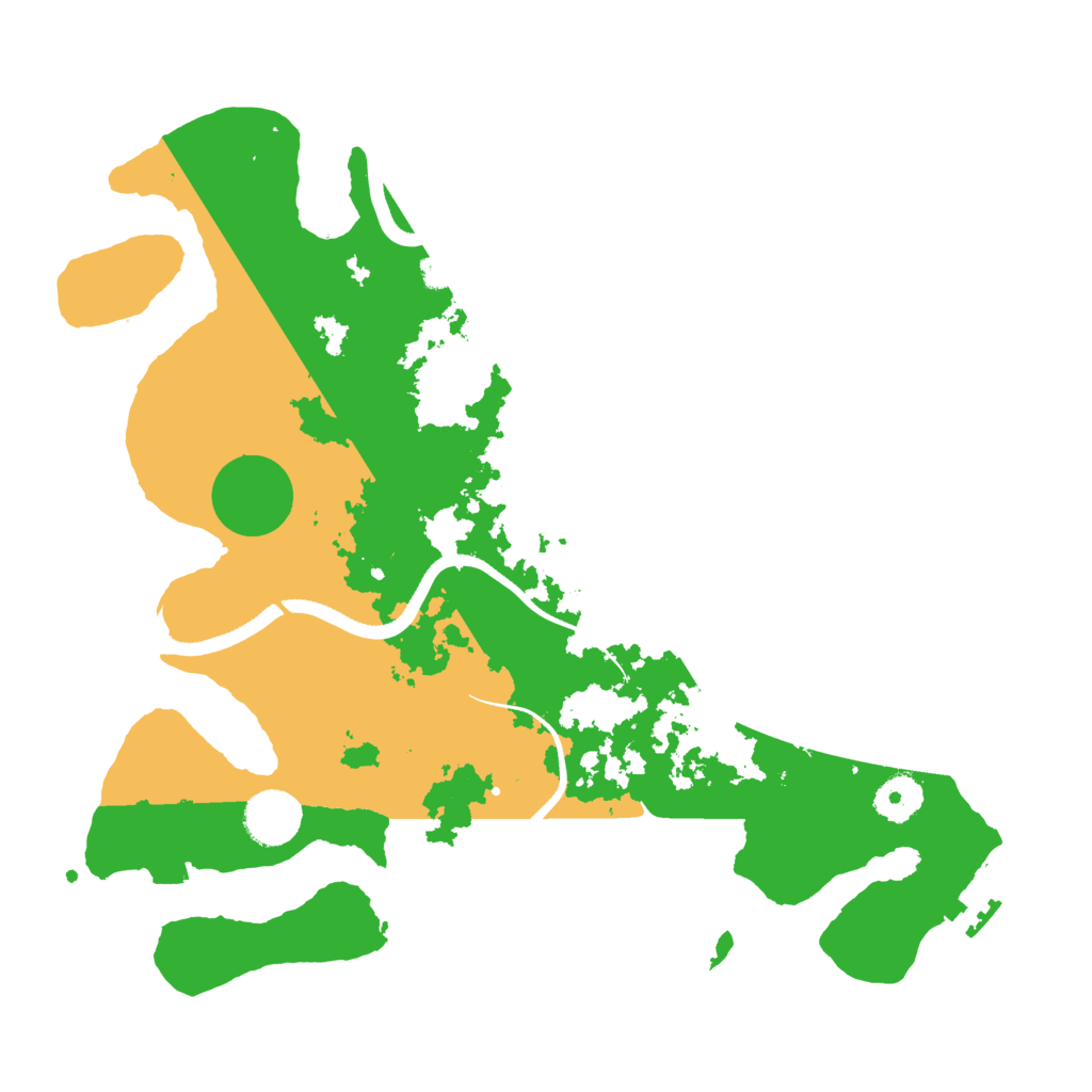 Biome Rust Map: Procedural Map, Size: 3550, Seed: 329772