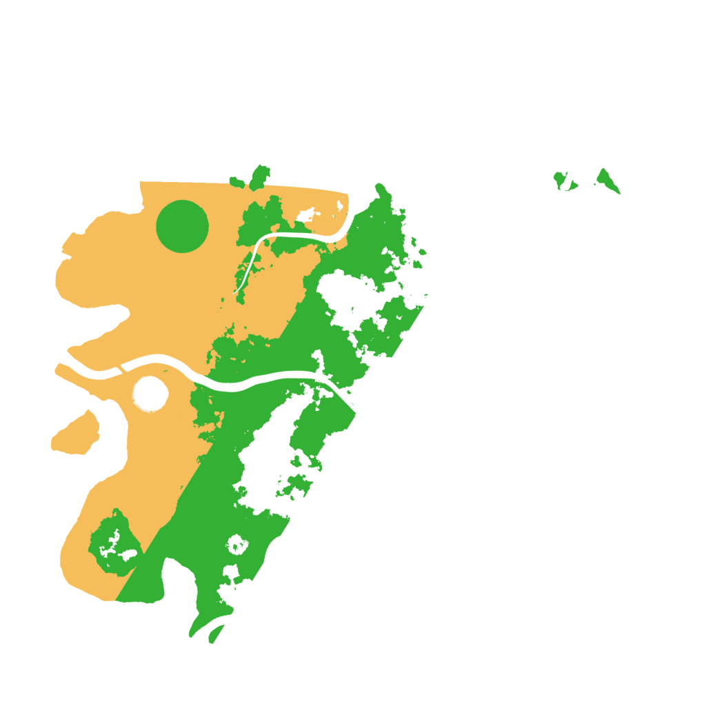 Biome Rust Map: Procedural Map, Size: 3550, Seed: 336106