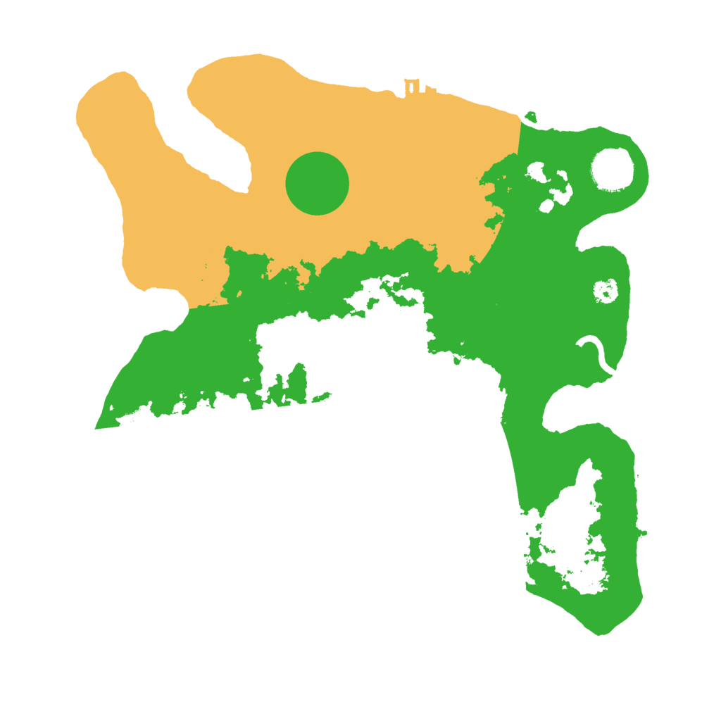 Biome Rust Map: Procedural Map, Size: 3000, Seed: 5455