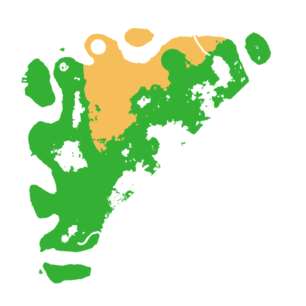 Biome Rust Map: Procedural Map, Size: 3550, Seed: 411769