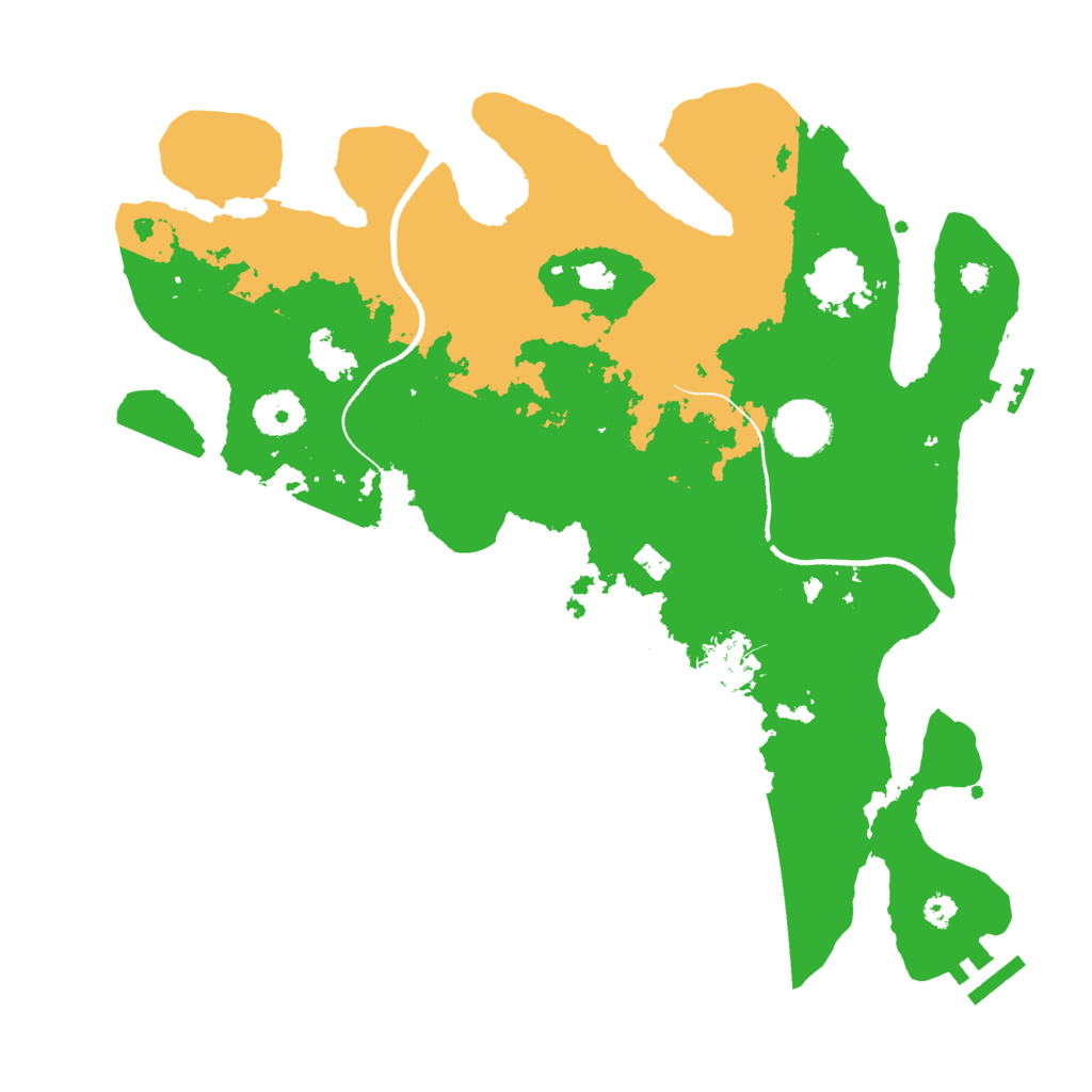 Biome Rust Map: Procedural Map, Size: 3400, Seed: 382725