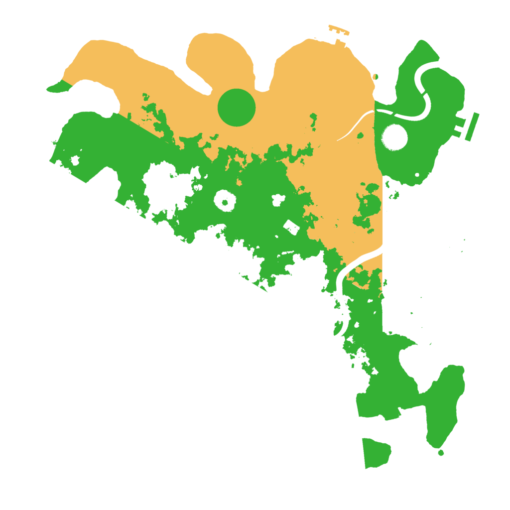 Biome Rust Map: Procedural Map, Size: 3550, Seed: 653010
