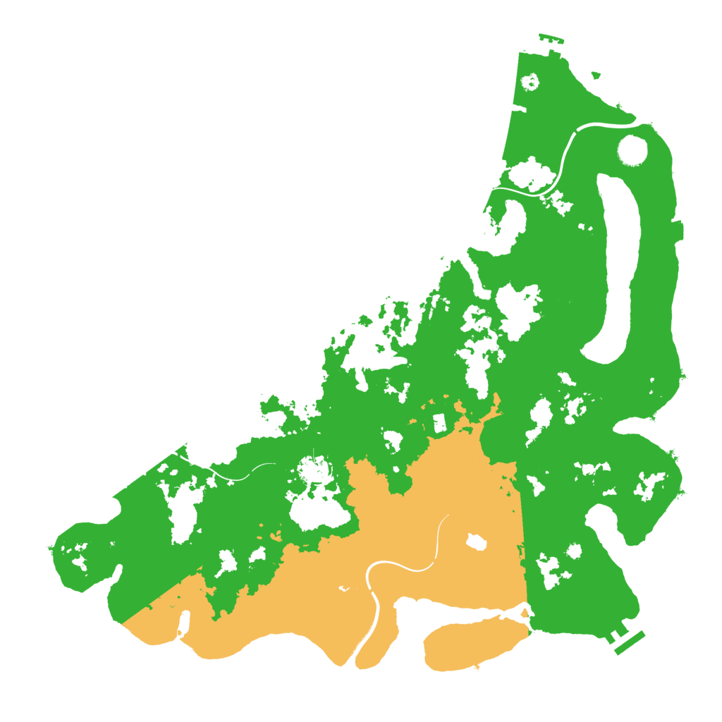 Biome Rust Map: Procedural Map, Size: 4250, Seed: 92777408