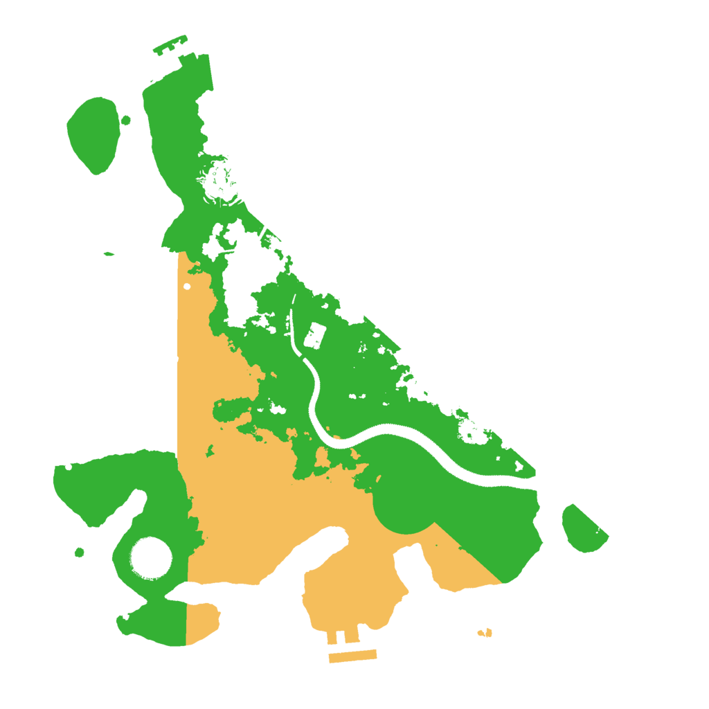 Biome Rust Map: Procedural Map, Size: 3000, Seed: 20508