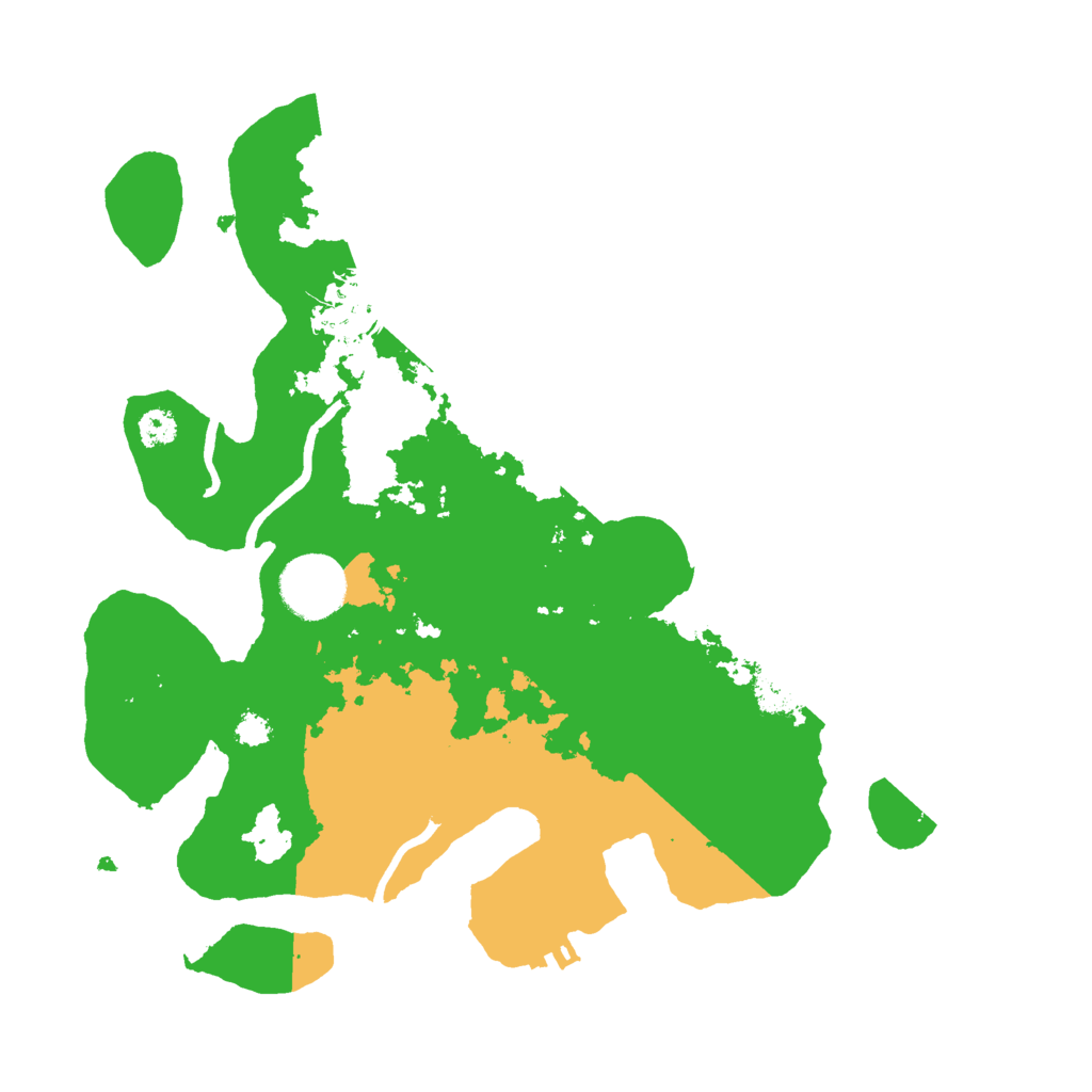 Biome Rust Map: Procedural Map, Size: 3000, Seed: 20508