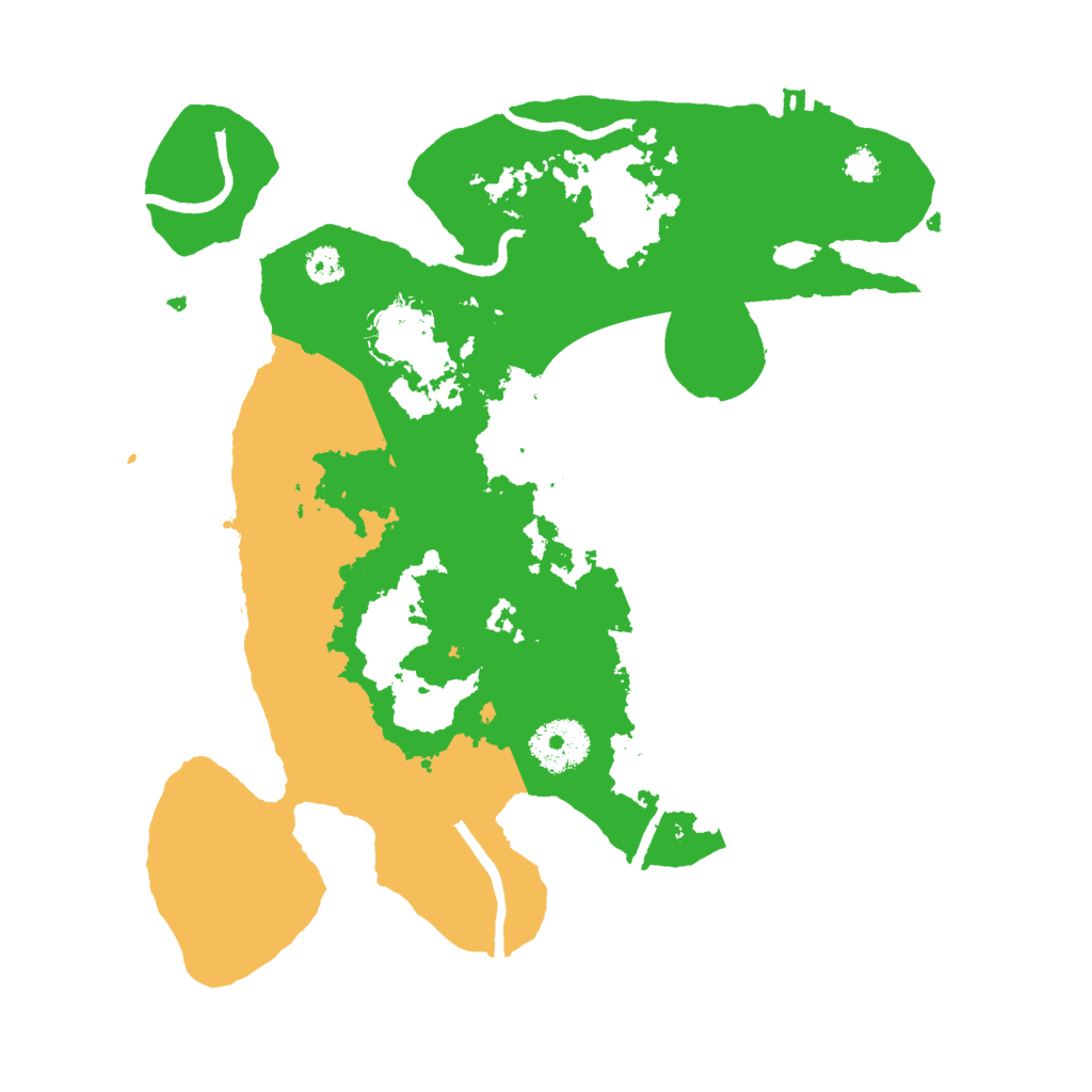 Biome Rust Map: Procedural Map, Size: 3000, Seed: 231692056