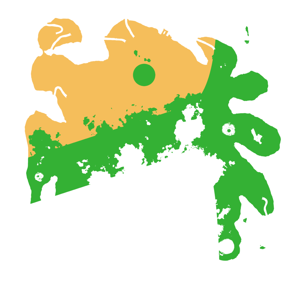 Biome Rust Map: Procedural Map, Size: 3550, Seed: 527800