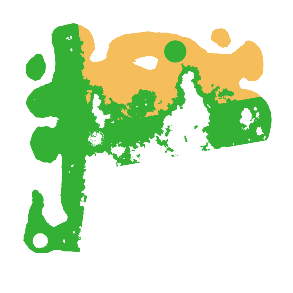 Biome Rust Map: Barren, Size: 3500, Seed: 5878