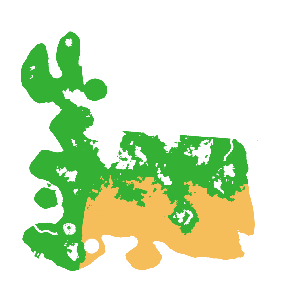 Biome Rust Map: Procedural Map, Size: 3550, Seed: 250956