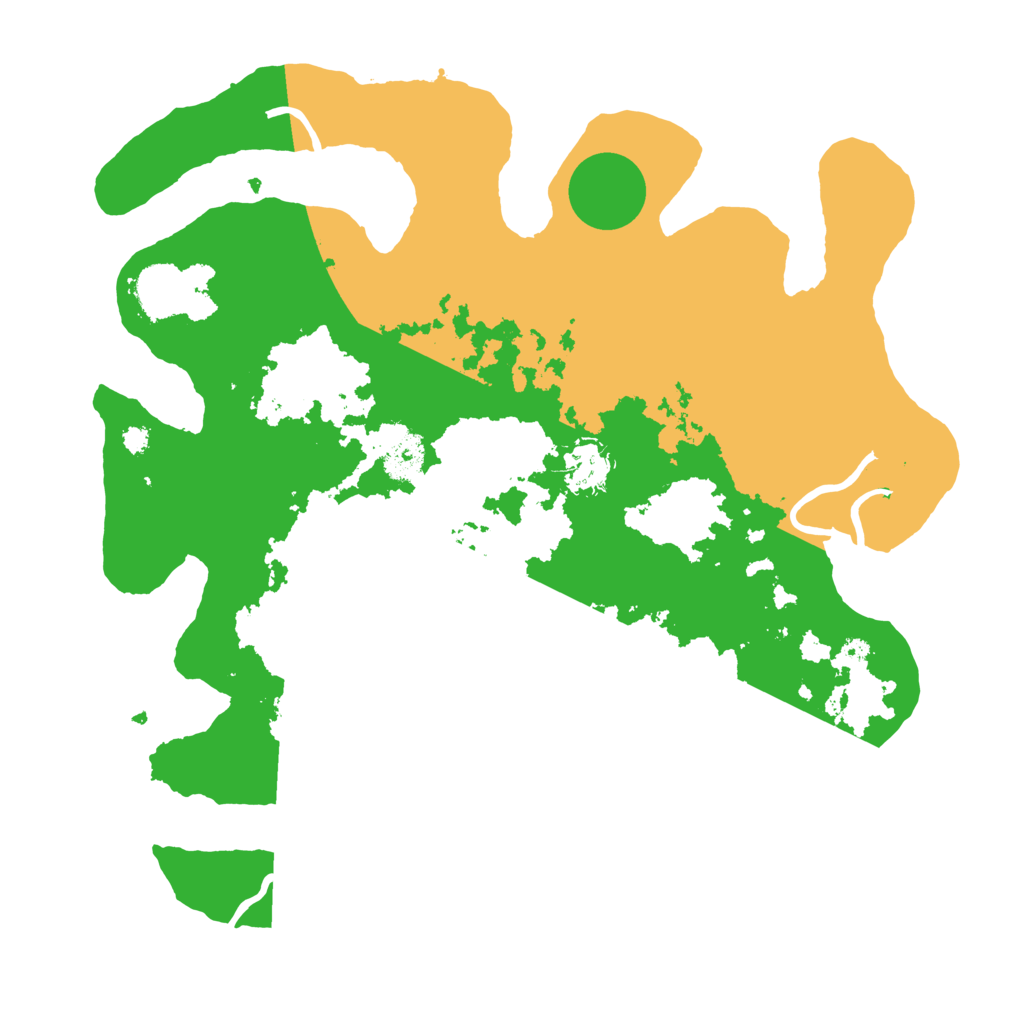 Biome Rust Map: Procedural Map, Size: 3500, Seed: 30819