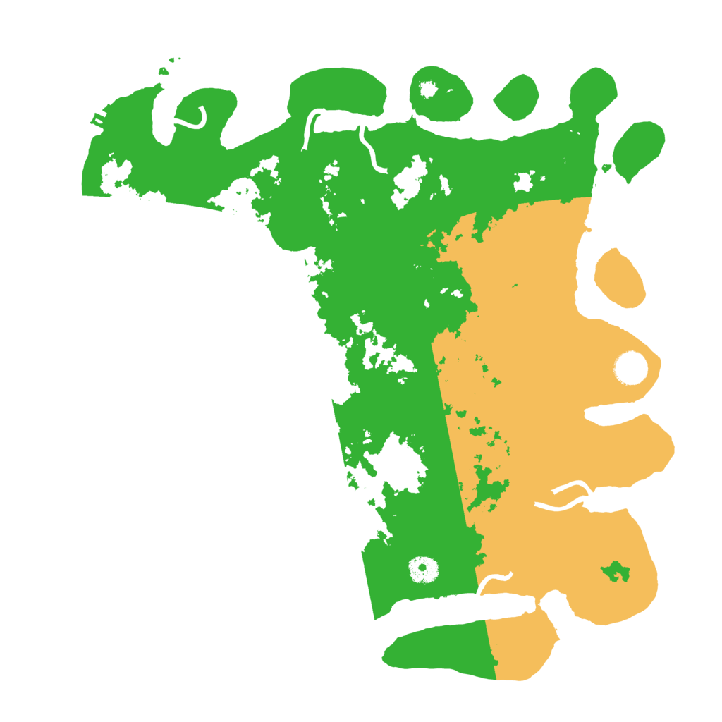 Biome Rust Map: Procedural Map, Size: 3800, Seed: 152218