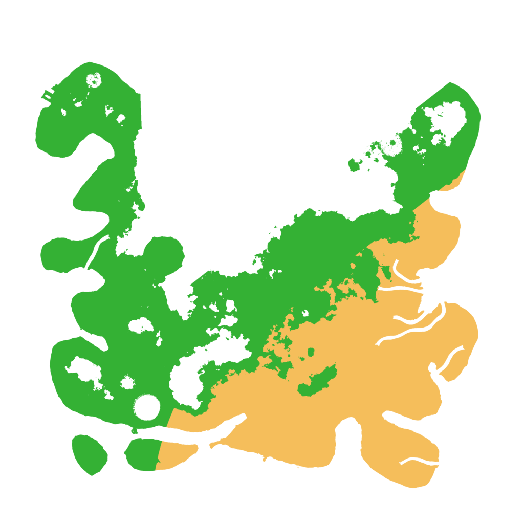 Biome Rust Map: Procedural Map, Size: 3550, Seed: 409030