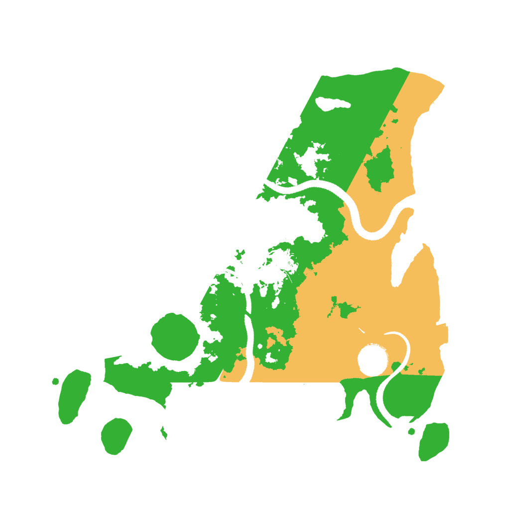 Biome Rust Map: Procedural Map, Size: 3000, Seed: 456873