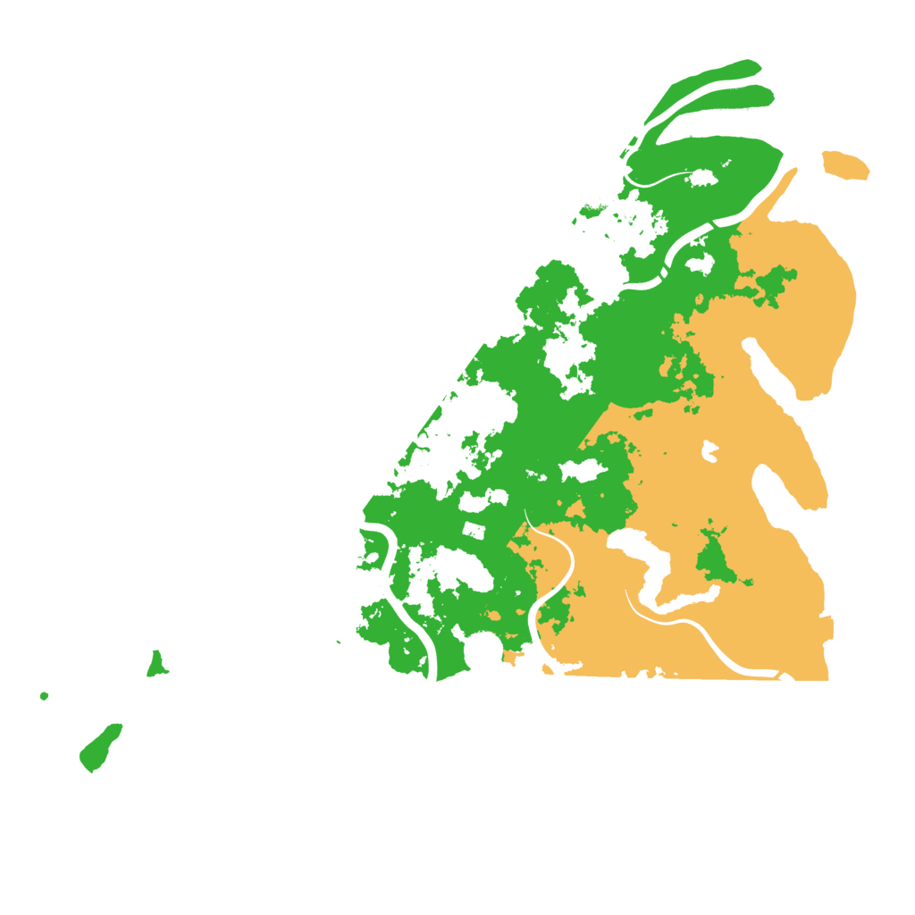 Biome Rust Map: Procedural Map, Size: 4500, Seed: 5777544