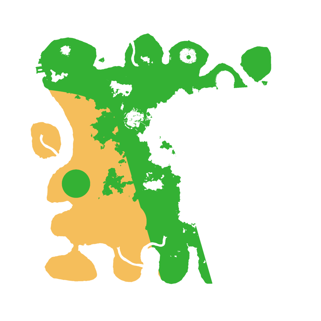 Biome Rust Map: Procedural Map, Size: 3000, Seed: 13215