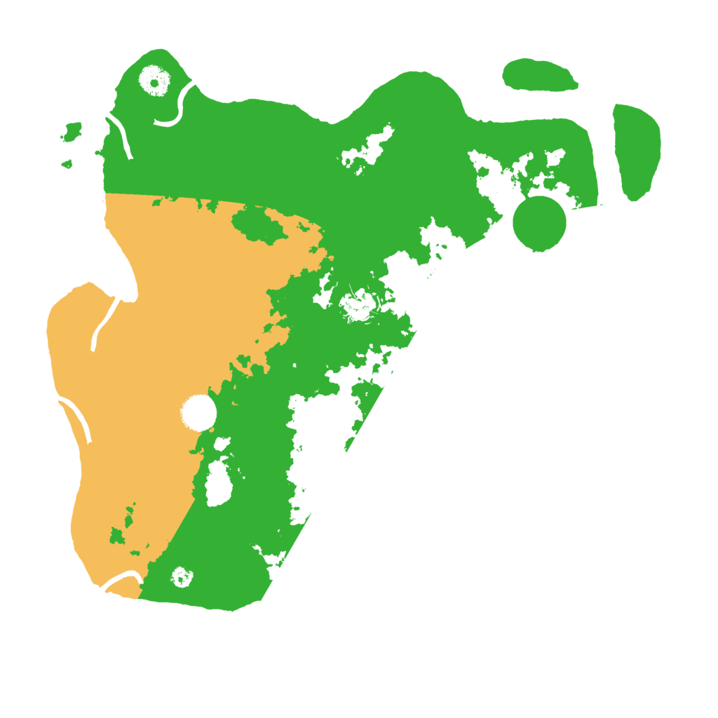 Biome Rust Map: Procedural Map, Size: 3550, Seed: 601482