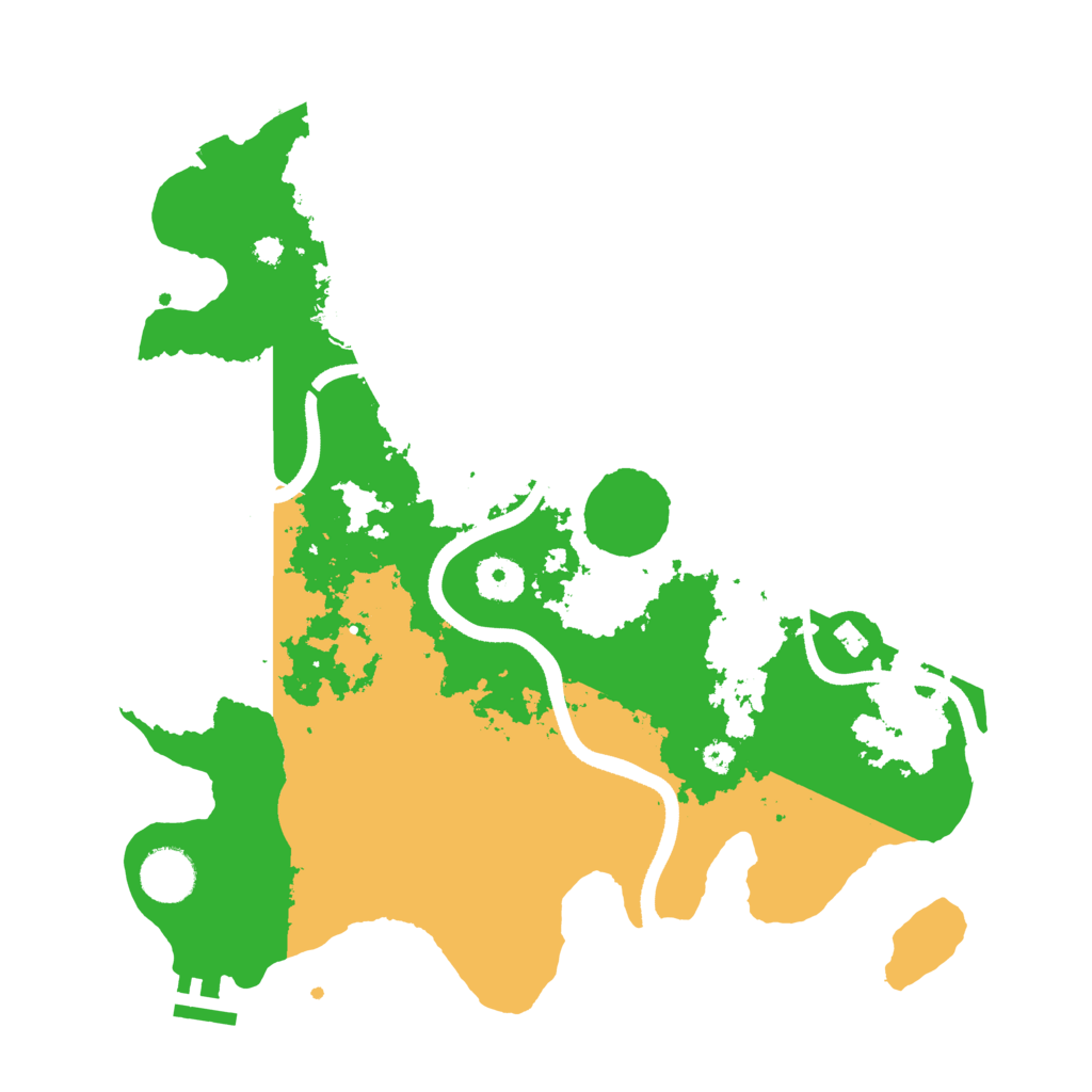 Biome Rust Map: Procedural Map, Size: 3500, Seed: 56986646