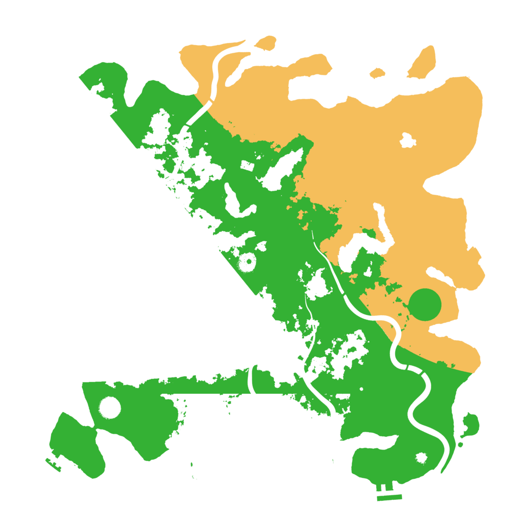 Biome Rust Map: Procedural Map, Size: 4250, Seed: 86782675