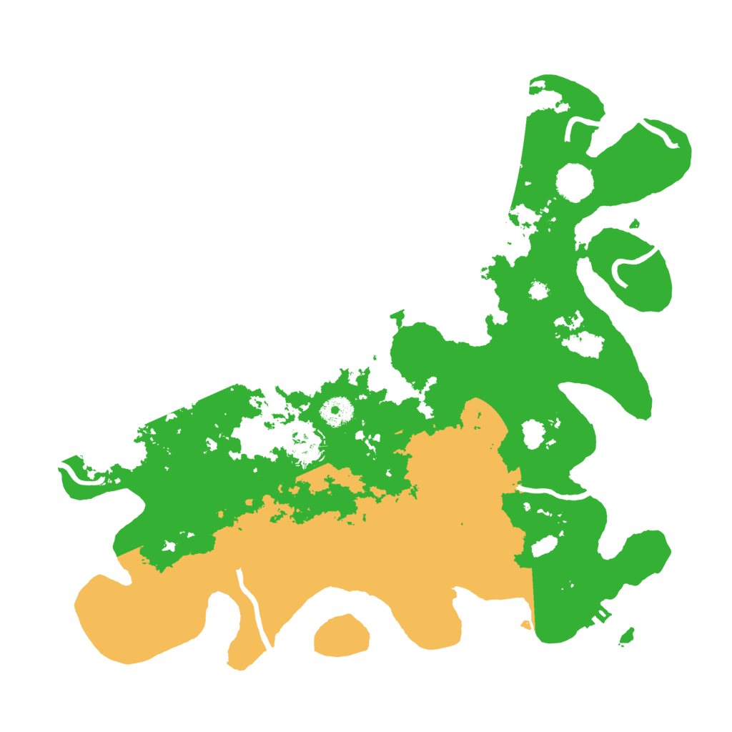 Biome Rust Map: Procedural Map, Size: 3550, Seed: 389904
