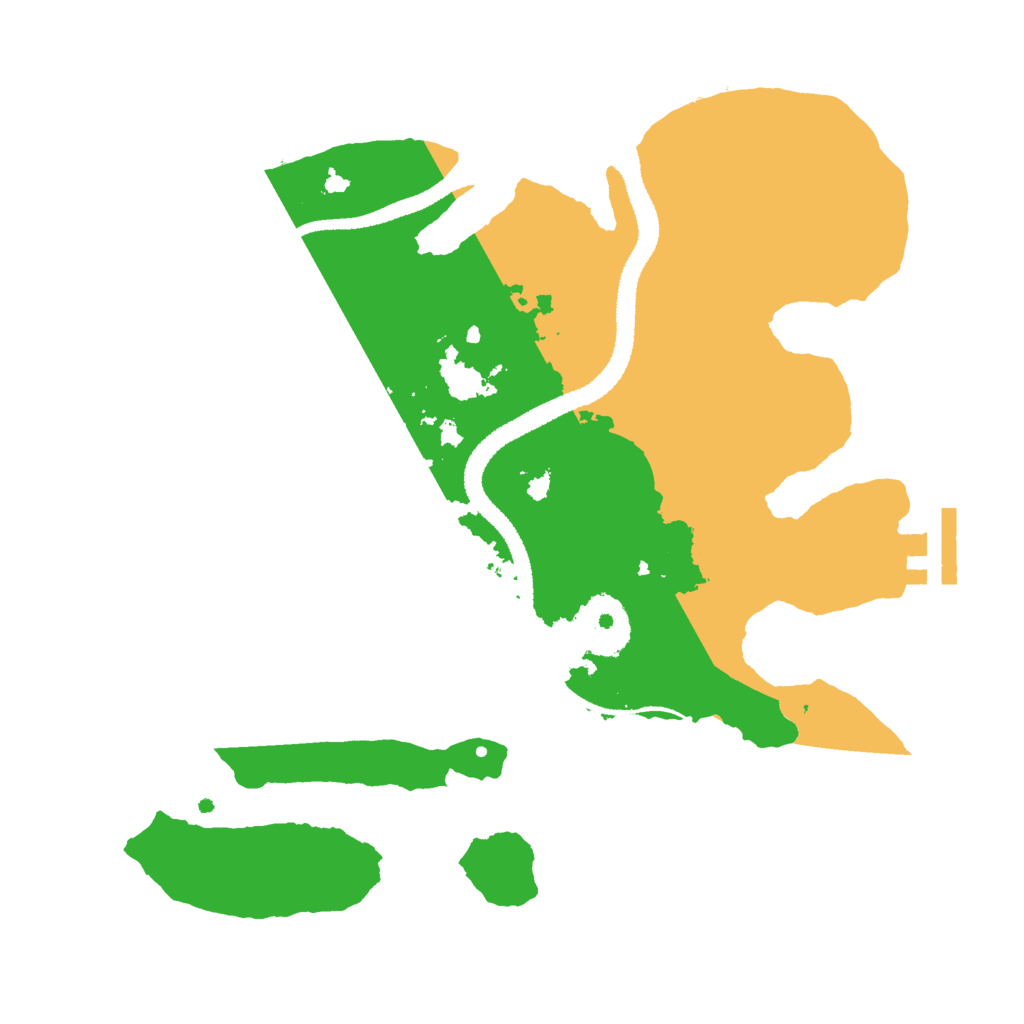 Biome Rust Map: Procedural Map, Size: 2700, Seed: 1933327532