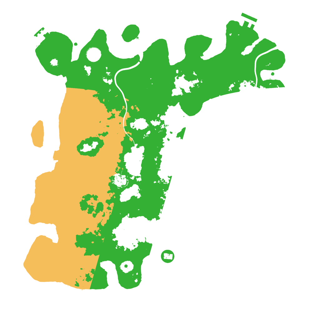 Biome Rust Map: Procedural Map, Size: 3900, Seed: 215