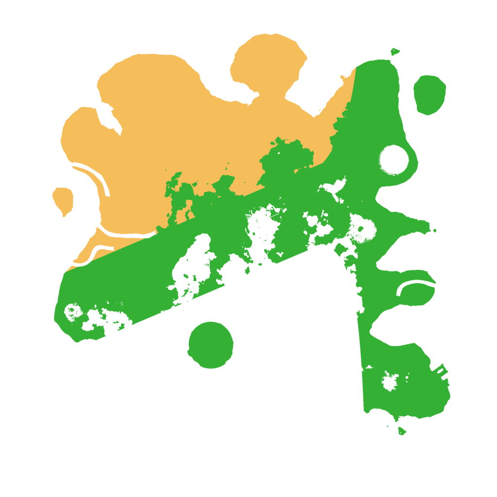 Biome Rust Map: Procedural Map, Size: 3000, Seed: 45234532