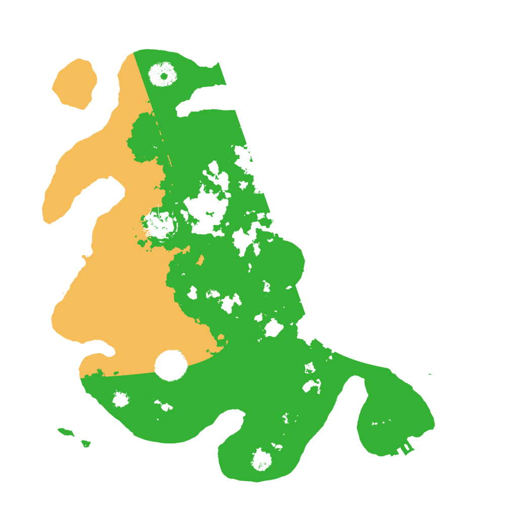 Biome Rust Map: Procedural Map, Size: 3000, Seed: 23223