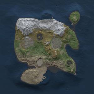 Thumbnail Rust Map: Procedural Map, Size: 2000, Seed: 62825, 7 Monuments