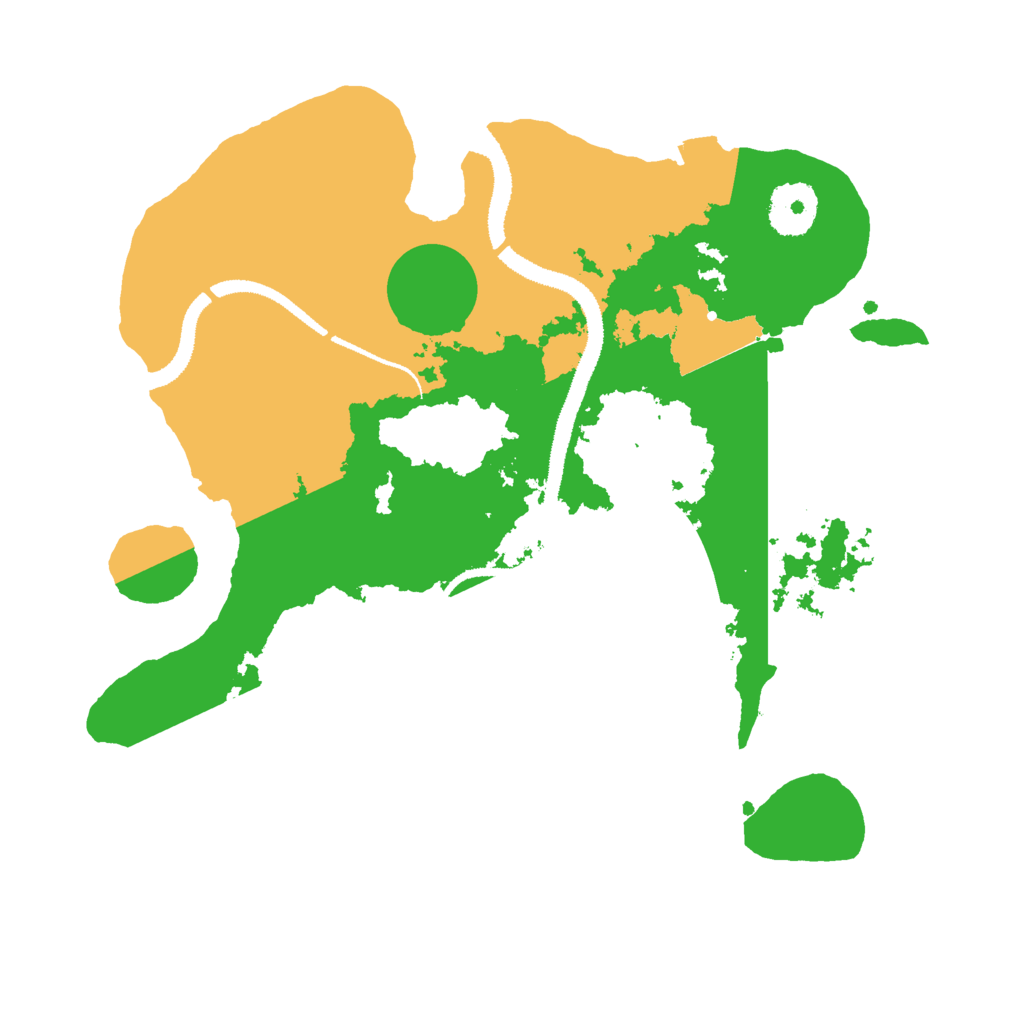 Biome Rust Map: Procedural Map, Size: 3000, Seed: 20261